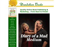 Tablet Screenshot of dandelion-books.com